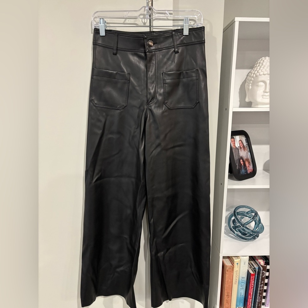Zara faux leather women’s pants